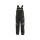 Pantaloni cu pieptar CXS GARFIELD pentru copii, culoare galben/portucaliu high-visibility (HV), cu accesorii Mărimea 130