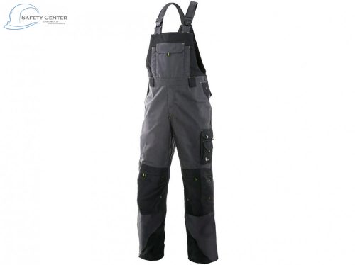 Pantaloni cu pieptar pentru iarnă CXS Sirius Tristan, gri Mărimea 64