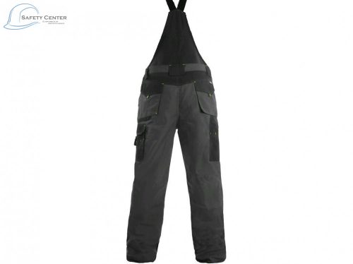 Pantaloni cu pieptar pentru iarnă CXS Sirius Tristan, gri Mărimea 52