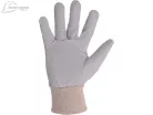 Vastag bőr kesztyű elasztán mandzsettával, 7-es méret