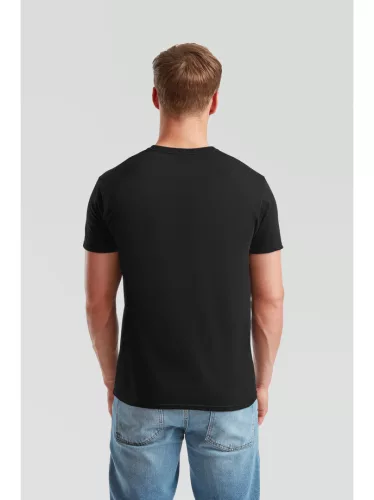 Fruit Of The Loom lélegző nyári póló, fekete szín, S méret
