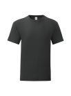 Fruit Of The Loom Iconic 150 Black Tricou subțire și respirabil pentru vară, 