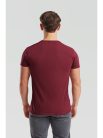 Fruit Of The Loom Iconic 150 Burgundy Tricou subțire și respirabil pentru vară, 