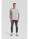 Fruit Of The Loom Iconic 150 Heather Grey Tricou subțire și respirabil pentru vară, 