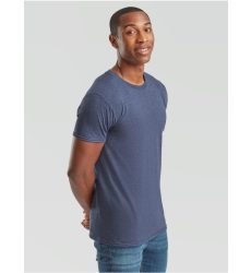Fruit Of The Loom Iconic 150 Heather Navy Tricou subțire și respirabil pentru vară, 