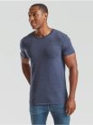 Fruit Of The Loom Iconic 150 Heather Navy Tricou subțire și respirabil pentru vară, 