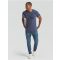 Fruit Of The Loom Iconic 150 Heather Navy Tricou subțire și respirabil pentru vară, 