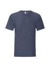 Fruit Of The Loom Iconic 150 Heather Navy Tricou subțire și respirabil pentru vară, 