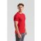 Fruit Of The Loom Iconic 150 Red Tricou subțire și respirabil pentru vară, 