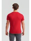 Fruit Of The Loom Iconic 150 Red Tricou subțire și respirabil pentru vară, 