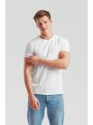 Fruit Of The Loom Iconic 150 White Tricou subțire și respirabil pentru vară, 