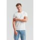 Tricou subțire și respirabil pentru vară, Fruit Of The Loom Iconic 150 White Mărimea XXL