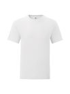 Fruit Of The Loom Iconic 150 White Tricou subțire și respirabil pentru vară, 