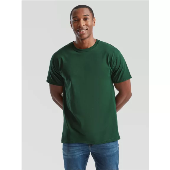 Tricou din 100% bumbac, Fruit of the Loom Valueweight T Bottle Green Tricou din 100% bumbac, Fruit of the Loom Valueweight T Bottle Green