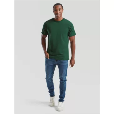   Tricou din 100% bumbac, Fruit of the Loom Valueweight T Bottle Green