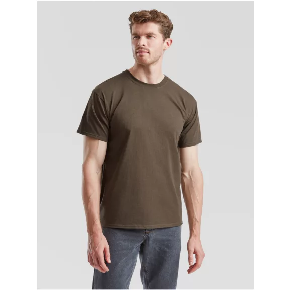 Tricou din 100% bumbac, Fruit of the Loom Valueweight T Chocolate Tricou din 100% bumbac, Fruit of the Loom Valueweight T Chocolate