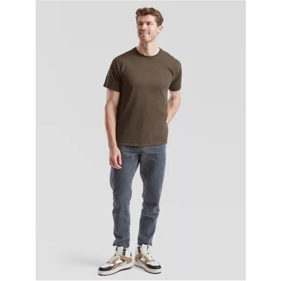Tricou din 100% bumbac, Fruit of the Loom Valueweight T Chocolate Tricou din 100% bumbac, Fruit of the Loom Valueweight T Chocolate
