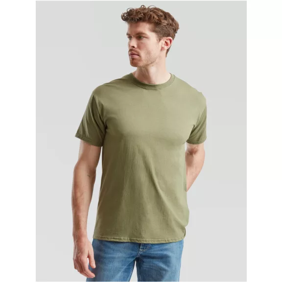 Tricou din 100% bumbac, Fruit of the Loom Valueweight T Classic Olive Tricou din 100% bumbac, Fruit of the Loom Valueweight T Classic Olive