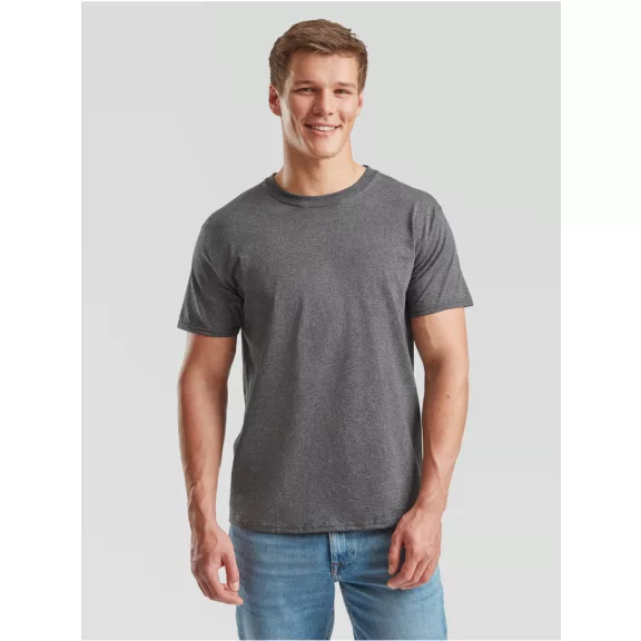 Tricou din 100% bumbac, Fruit of the Loom Valueweight T Dark Heather Grey Tricou din 100% bumbac, Fruit of the Loom Valueweight T Dark Heather Grey
