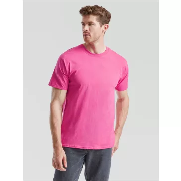   Tricou din 100% bumbac, Fruit of the Loom Valueweight T Fuchsia