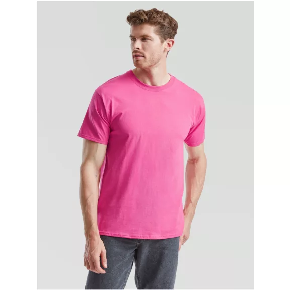 Tricou din 100% bumbac, Fruit of the Loom Valueweight T Fuchsia Tricou din 100% bumbac, Fruit of the Loom Valueweight T Fuchsia