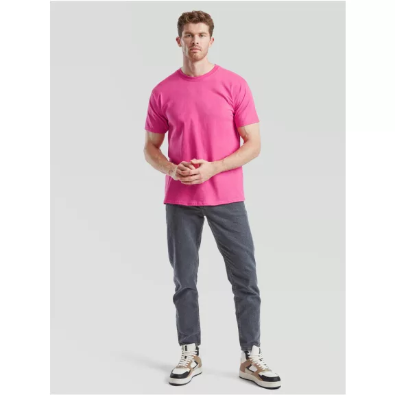 Tricou din 100% bumbac, Fruit of the Loom Valueweight T Fuchsia Tricou din 100% bumbac, Fruit of the Loom Valueweight T Fuchsia