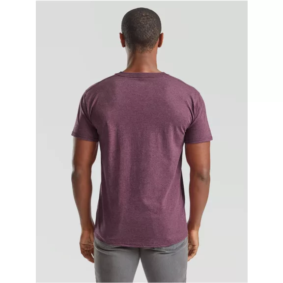 Tricou din 100% bumbac, Fruit of the Loom Valueweight T Heather Burgundy Tricou din 100% bumbac, Fruit of the Loom Valueweight T Heather Burgundy