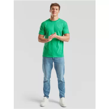   Tricou din 100% bumbac, Fruit of the Loom Valueweight T Heather Green