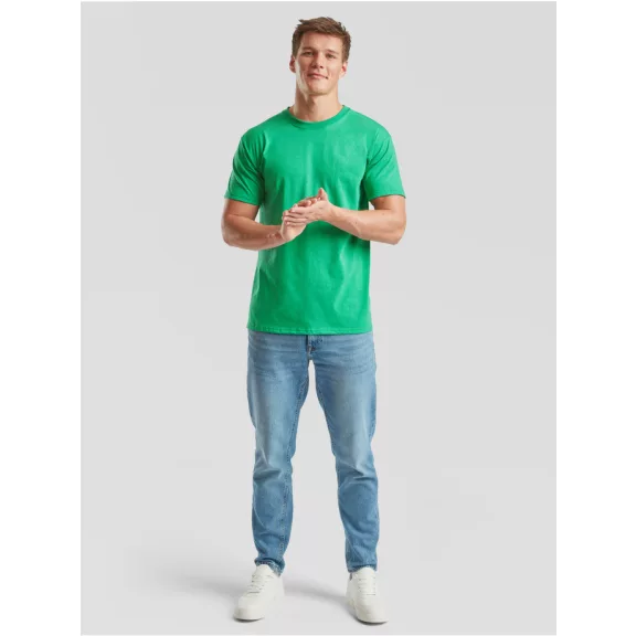 Tricou din 100% bumbac, Fruit of the Loom Valueweight T Heather Green Tricou din 100% bumbac, Fruit of the Loom Valueweight T Heather Green