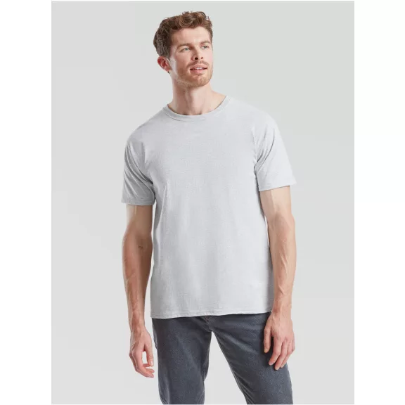 Tricou din 100% bumbac, Fruit of the Loom Valueweight T Heather-Grey Tricou din 100% bumbac, Fruit of the Loom Valueweight T Heather-Grey