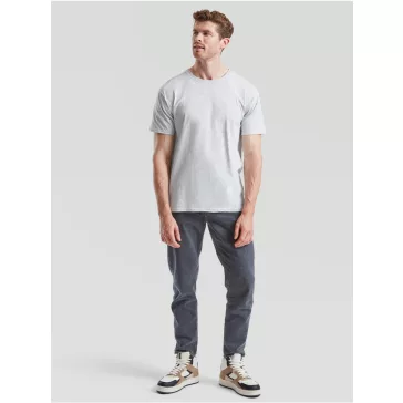  Tricou din 100% bumbac, Fruit of the Loom Valueweight T Heather-Grey