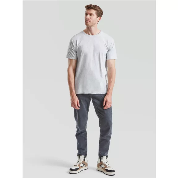 Tricou din 100% bumbac, Fruit of the Loom Valueweight T Heather-Grey Tricou din 100% bumbac, Fruit of the Loom Valueweight T Heather-Grey