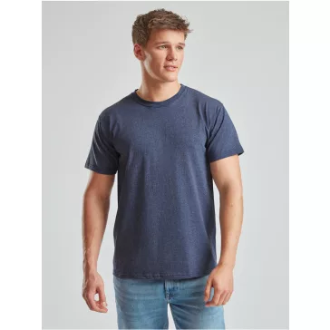   Tricou din 100% bumbac, Fruit of the Loom Valueweight T Heather Navy