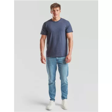   Tricou din 100% bumbac, Fruit of the Loom Valueweight T Heather Navy