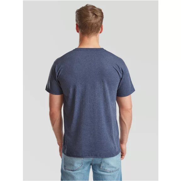 Tricou din 100% bumbac, Fruit of the Loom Valueweight T Heather Navy Tricou din 100% bumbac, Fruit of the Loom Valueweight T Heather Navy