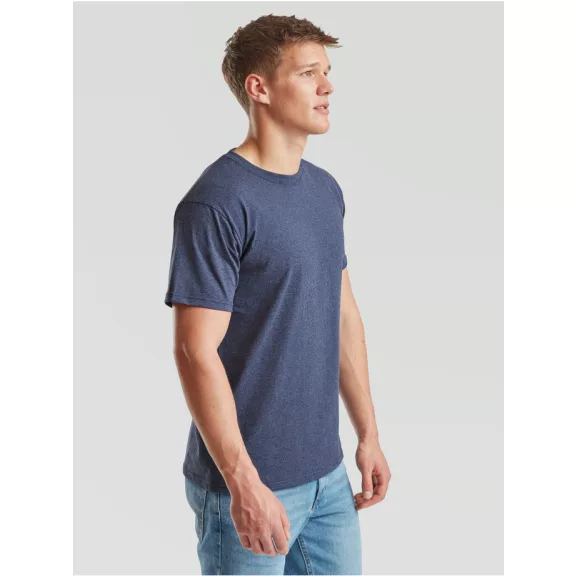 Tricou din 100% bumbac, Fruit of the Loom Valueweight T Heather Navy Tricou din 100% bumbac, Fruit of the Loom Valueweight T Heather Navy