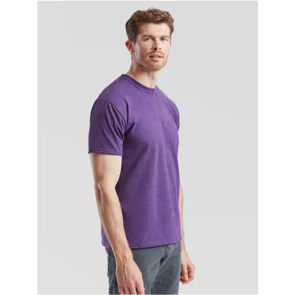 Tricou din 100% bumbac, Fruit of the Loom Valueweight T Heather-Purple Tricou din 100% bumbac, Fruit of the Loom Valueweight T Heather-Purple