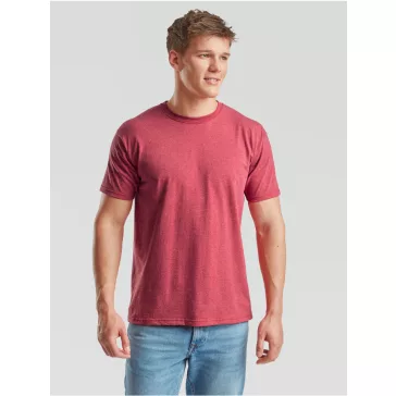   Tricou din 100% bumbac, Fruit of the Loom Valueweight T Heather Red