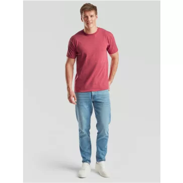   Tricou din 100% bumbac, Fruit of the Loom Valueweight T Heather Red