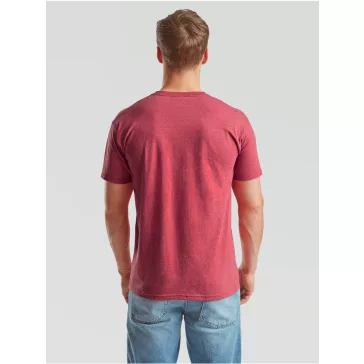   Tricou din 100% bumbac, Fruit of the Loom Valueweight T Heather Red