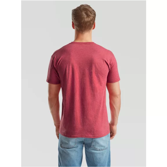 Tricou din 100% bumbac, Fruit of the Loom Valueweight T Heather Red Tricou din 100% bumbac, Fruit of the Loom Valueweight T Heather Red