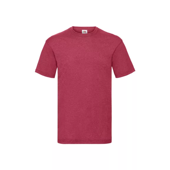 Tricou din 100% bumbac, Fruit of the Loom Valueweight T Heather Red Tricou din 100% bumbac, Fruit of the Loom Valueweight T Heather Red
