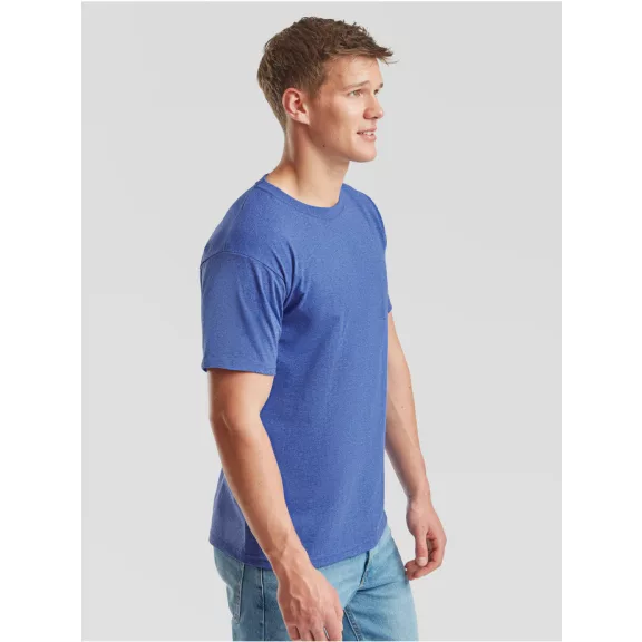 Tricou din 100% bumbac, Fruit of the Loom Valueweight T Heather Royal Tricou din 100% bumbac, Fruit of the Loom Valueweight T Heather Royal