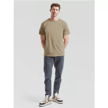   Tricou din 100% bumbac, Fruit of the Loom Valueweight T Khaki