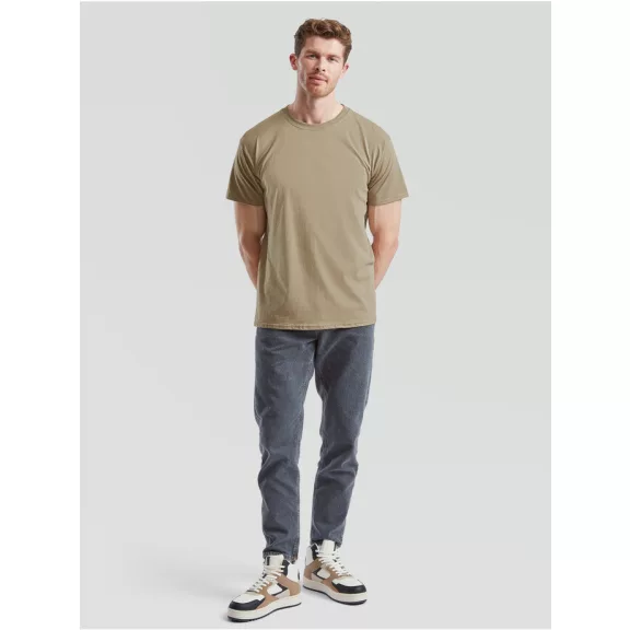 Tricou din 100% bumbac, Fruit of the Loom Valueweight T Khaki Tricou din 100% bumbac, Fruit of the Loom Valueweight T Khaki
