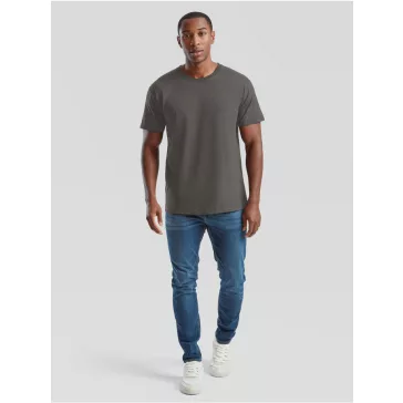   Tricou din 100% bumbac, Fruit of the Loom Valueweight T Light Graphite