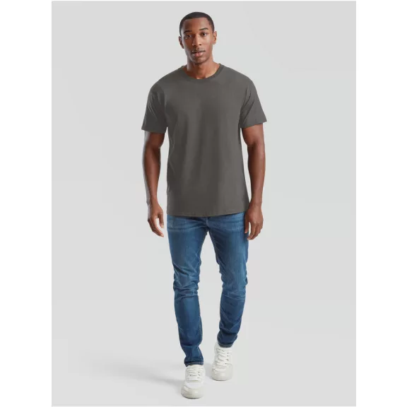 Tricou din 100% bumbac, Fruit of the Loom Valueweight T Light Graphite Tricou din 100% bumbac, Fruit of the Loom Valueweight T Light Graphite
