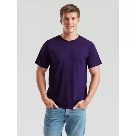 Tricou din 100% bumbac, Fruit of the Loom Valueweight T Purple Tricou din 100% bumbac, Fruit of the Loom Valueweight T Purple