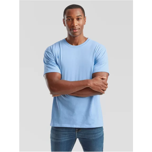 Tricou din 100% bumbac, Fruit of the Loom Valueweight T Sky Blue Tricou din 100% bumbac, Fruit of the Loom Valueweight T Sky Blue