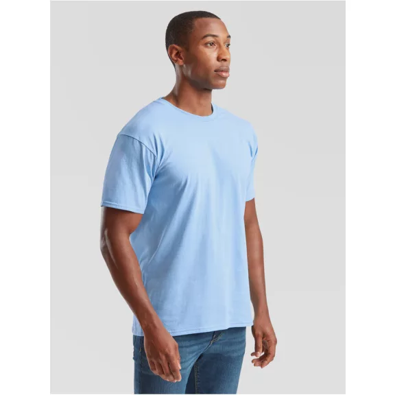 Tricou din 100% bumbac, Fruit of the Loom Valueweight T Sky Blue Tricou din 100% bumbac, Fruit of the Loom Valueweight T Sky Blue
